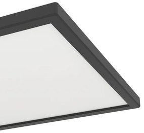 Eglo 901466-LED RGBW Dimmelhető fürdőszobai lámpa ROVITO-Z 13,4W/230V 29x29cm IP44 fekete
