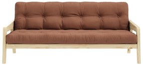 Grab narancssárgás barna kinyitható kanapé 204 cm - Karup Design