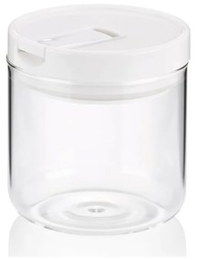 Kela ARIK üveg tárolóedény 600 ml, fehér