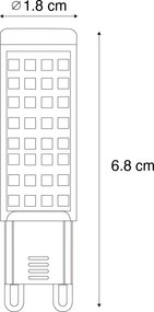 5 darabos G9 dimmelhető LED izzókészlet 5,5W 500 lm 2700K