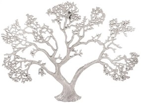 Loyd design rusztikus ezüst életfa fém falra szerelhető faldekoráció 45x59x2,5cm