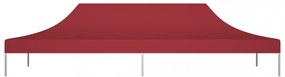 burgundi vörös tető partisátorhoz 6 x 3 m 270 g/m²