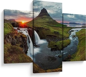 Kép - Kirkjufell naplementében (90x60 cm)