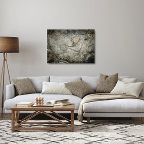 Kép - Az idő áramlása (üvegen) (70x50 cm)