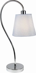 Candellux Luk 41-70760 Króm Asztali Lámpa Fém/Szövet