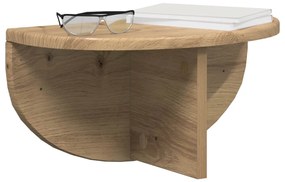 vidaXL Falpolc Falra szerelhető Artisan tölgy 38 x 19 x 19 cm Faanyag