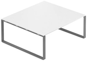 Creator tárgyalóasztal 180 x 160 cm, grafit alap, fehér