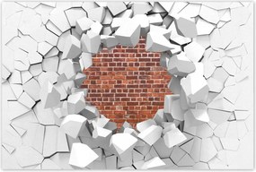 Poszterek 90x60 Tégla fal Tégla