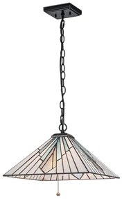 Elstead TF-ALDERLEY-P - Tiffany ALDERLEY láncos csillár 1xE27/60W/230V