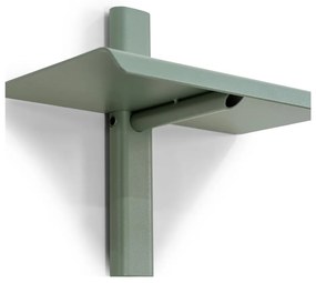 Zöldesszürke fém fali polc 28 cm Hola – Spinder Design