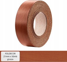 Bútorszegély ragasztóval melamin furnér körte 21 mm 50 mb