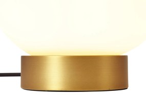 Design asztali lámpa sárgaréz opálüveggel - Sally