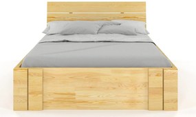Franciaágy 160 cm Tosen High Drawers (Fenyő). 800208