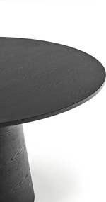 Kerek étkezőasztal kőrisfa dekorral ø 157 cm Cep – Teulat