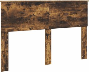 vidaXL Fejtámla Füstölt tölgy 140 cm Faanyag