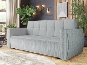 Széthúzható kanapé Pexalo (szürke) (tárolóhellyel). 1105602
