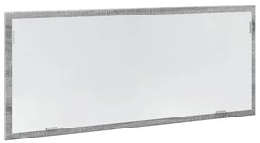 szürke sonoma szerelt fa LED-es fürdőszobatükör 100x8,5x37 cm