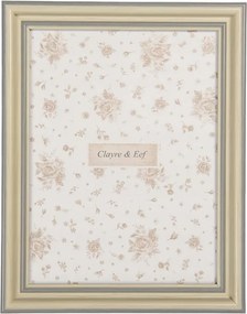 Szürke-bézs Engeltje M fa képkeret 13x18 cm-es képhez