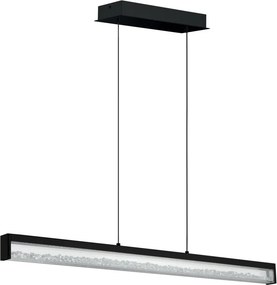 EGLO 900895 CARDITO Modern Led Függesztett Lámpa Fekete, Átlátszó LED IP20