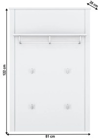 Akasztós panel 80 cm Otis 80 (fehér). 1065256
