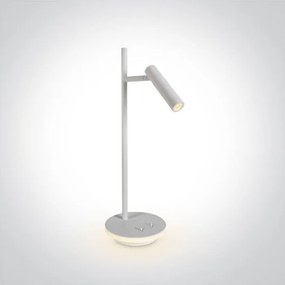 One Light Reading Spots 61132A/W/W Asztali lámpa 1x3W|1x6W/LED 3000K 510lm IP20