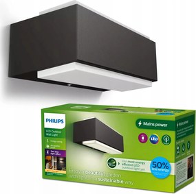 LED-es kerti lámpa Homlokzati fali lámpa Stratosphere 3,8W 2700K IP44 Philips