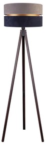 Duolla - Állólámpa DUO 1xE27/60W/230V átm. 44 cm szürke/kék/wenge