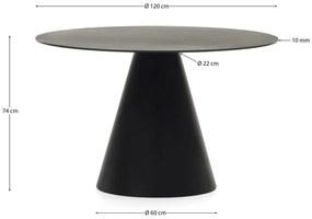 Kerek étkezőasztal ø 120 cm Wilshire – Kave Home
