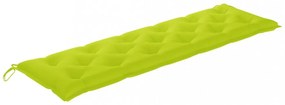 élénkzöld oxford szövet kerti padpárna 180 x 50 x 7 cm