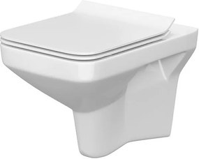 Cersanit Como CleanOn miska WC wisząca z deską wolnoopadającą Slim biała K701-102