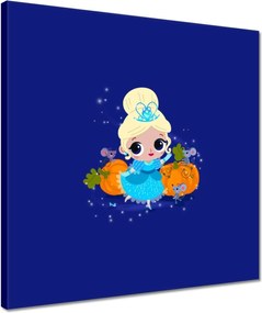 Vászonkép 40x40 Hamupipőke egér hintó