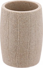 Fürdőszobai bögre Binchi homok bézs elegáns fogkefe stílusos