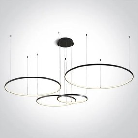 ONE LIGHT 63150C-B-W DECORATIVE Modern Led Függesztett Lámpa Fekete LED IP20