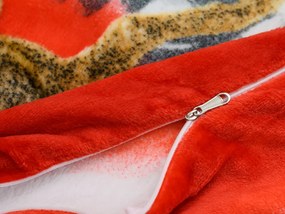 HOLLY NIGHT piros mikroplüss ágyneműhuzat Ágyneműhuzat mérete: 70 x 90 cm | 140 x 200 cm