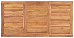 tömör tíkfa kerti étkezőasztal 160 x 80 x 77 cm
