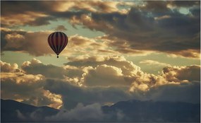 Fotótapéta Flizelin az Otthon szobájába 3D Léggömb a felhőkben 416x254 Ragasztó