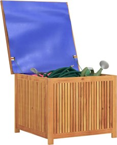 vidaXL tömör akácfa kerti tárolóláda 75x75x58 cm