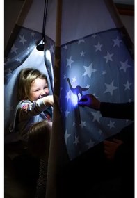 Ledlenser KIDCAMP6 RAINBOW - fényerőszabályozható hordozható LED-lámpa, 3xAAA, IP44, kék