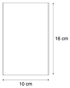 Modern fali lámpa gunmetal színben, 2-lámpás - Otan S