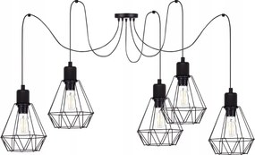 Függő Mennyezeti Lámpa Gyémánt Loft Spider Fém