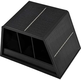 LED Napelemes fali lámpa CUBUS 2xLED/1,5W/3,7V 1500 mAh IP54