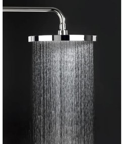 WENKO 24910100 - SOFTWATER zuhanyfej 26x26 cm fényes króm/fekete