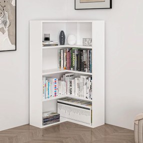 Adel könyvespolc, fehér, 60×60 cm – TR506MNR1540