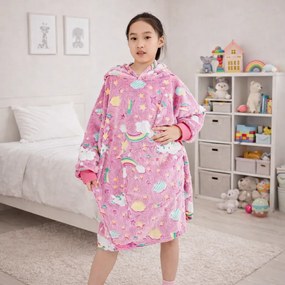 Zaparkorun Gyerek pulóver - sötétben világító - rózsaszín