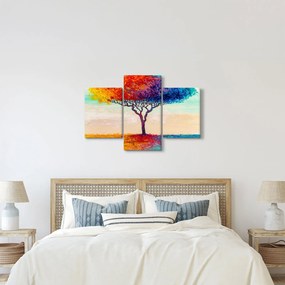 Egy festett fa képe (90x60 cm)