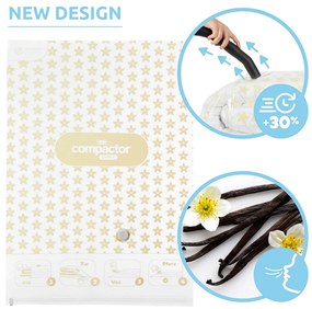 Vákuumtároló zsákok tömörítő készlete Compress LVanilla 100 l, 70 x 100 cm, 5 db, 5 db