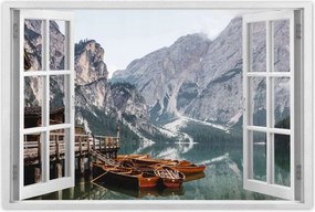 Poszterek 60x40 Hegyi kikötő csónakokkal