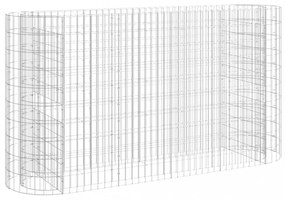 horganyzott vas gabion magaságyás 190x50x100 cm