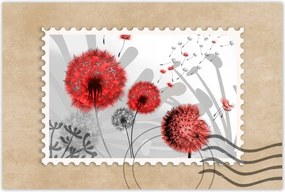 Poszterek 120x80 Piros pitypangok