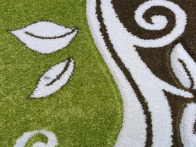 Mirinda Indamintás modern futószőnyeg 80 x 300 cm Zöld